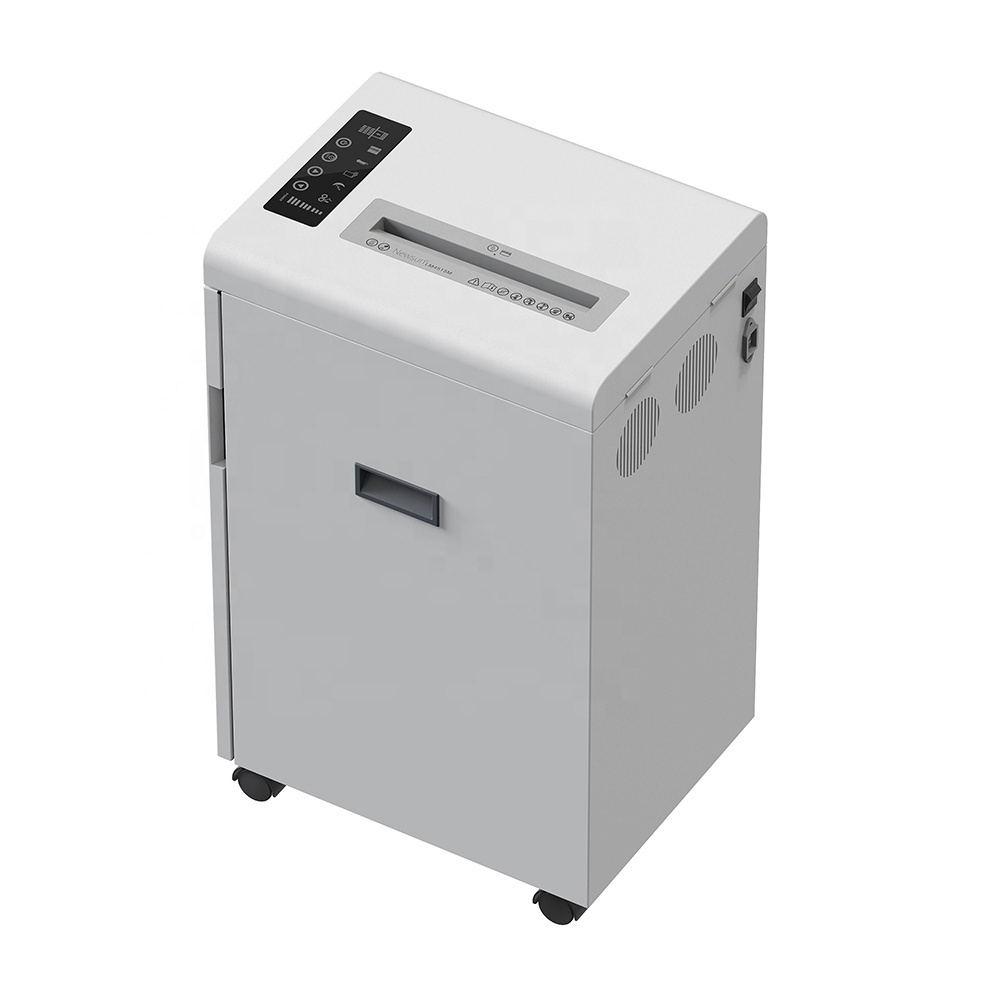 Heavy Duty Commercial Micro Cut 15 Sheets Paper Credit Card CD Shredder LA5015M with Wheels for Office Home Use