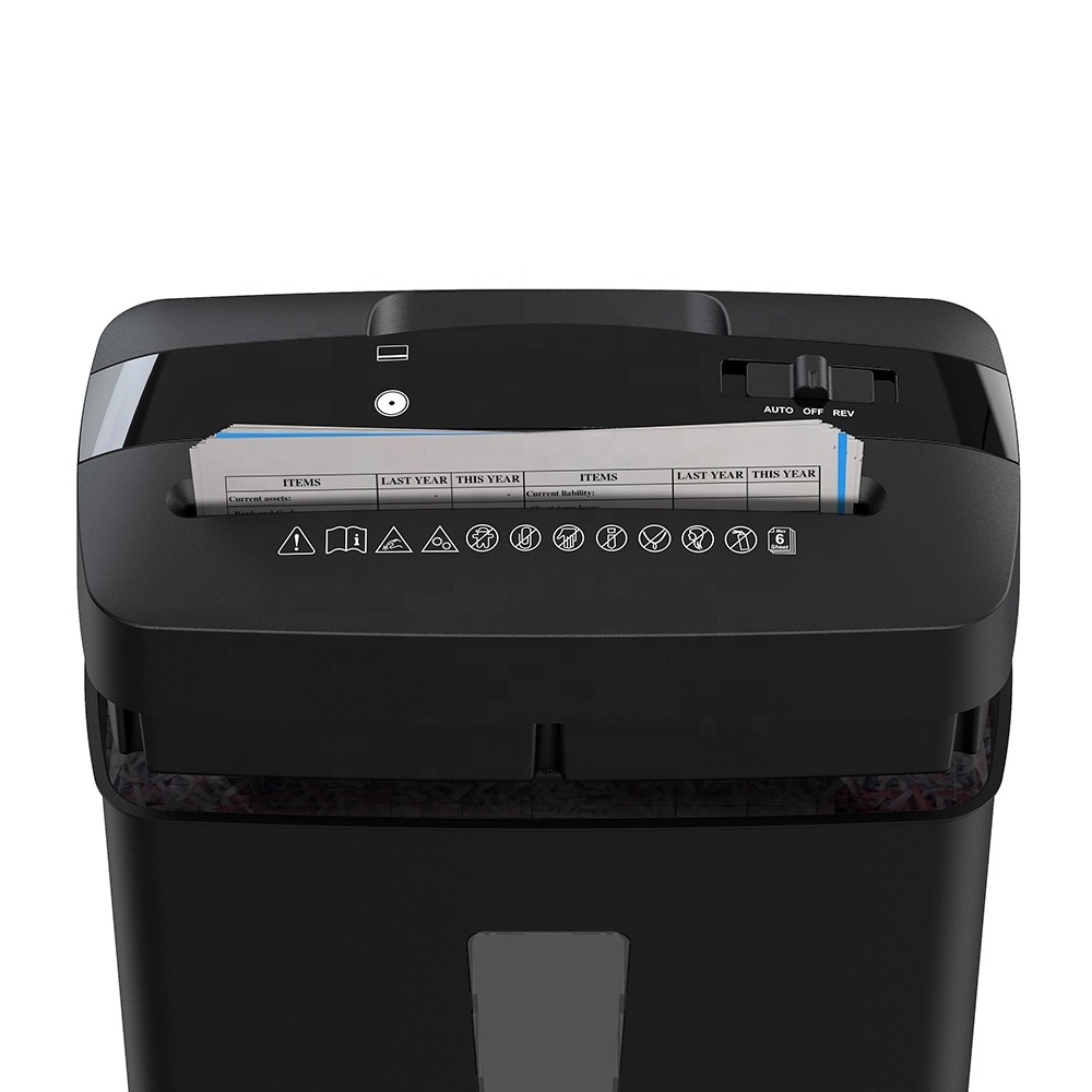 Best China Cross Cut 6 Sheets Trade Paper Credit Card CD Shredder CD220P for Home and Office Use