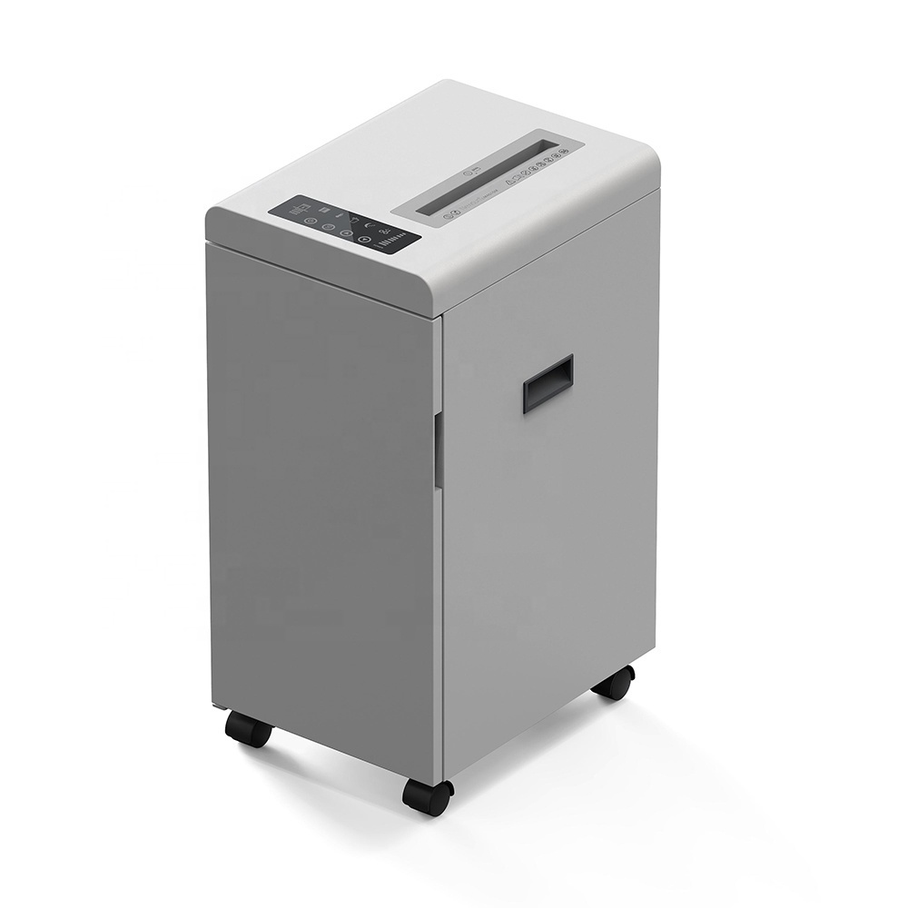 Heavy Duty Commercial Micro Cut 15 Sheets Paper Credit Card CD Shredder LA5015M with Wheels for Office Home Use