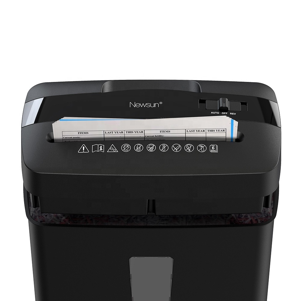 Best China Cross Cut 6 Sheets Trade Paper Credit Card Shredder C220P for Home and Office Use