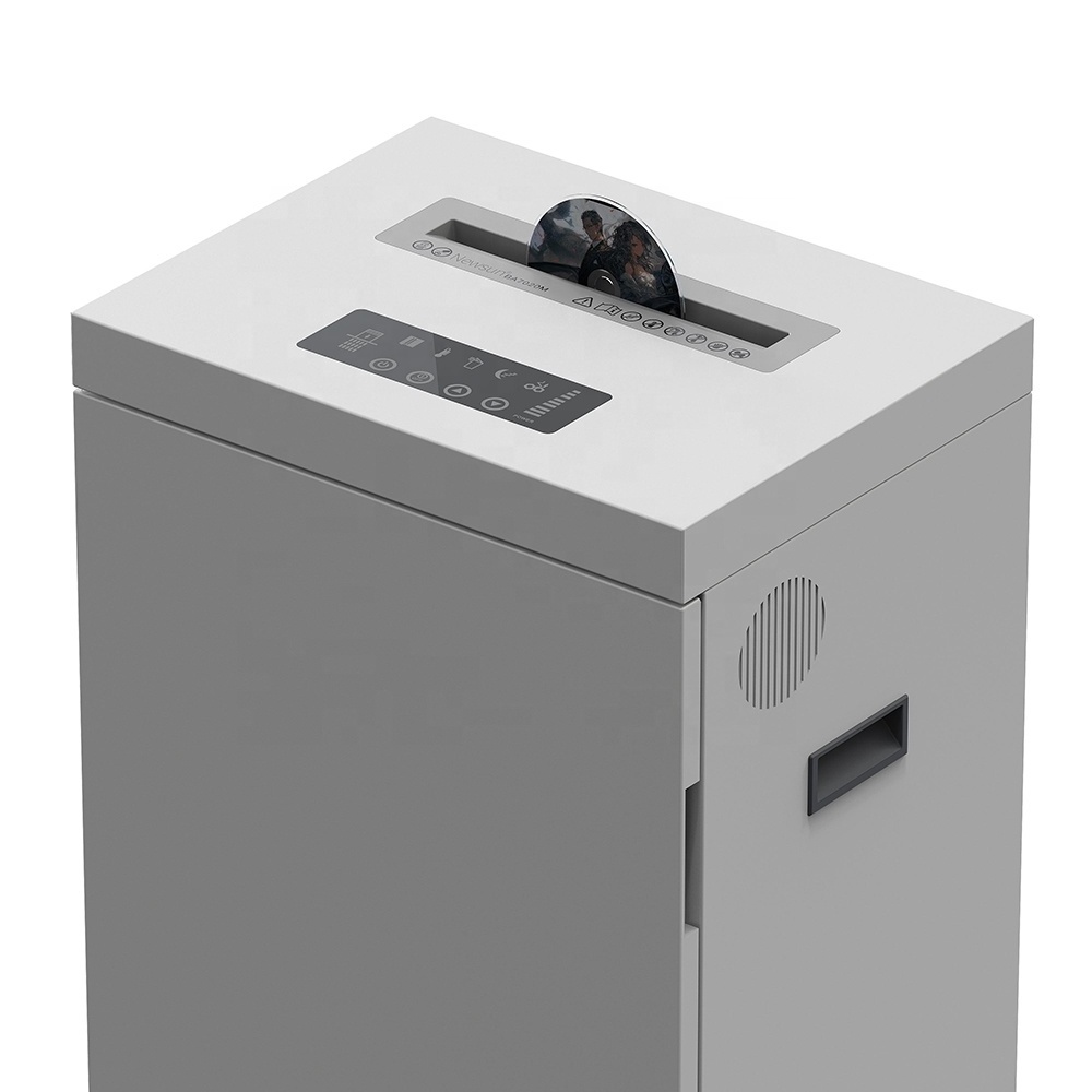 Commercial Heavy Duty Micro Cut 20 Sheets Paper Credit Card CD Shredder BA7020M with Wheels for Office Home Use