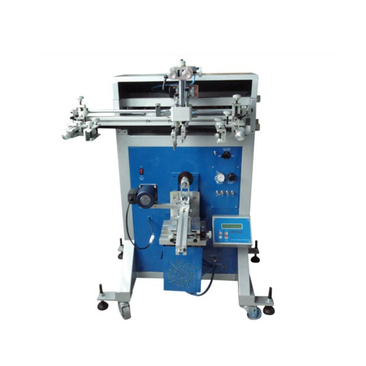 Useful manual silk screen plastic metal glass bottle flask printing machines