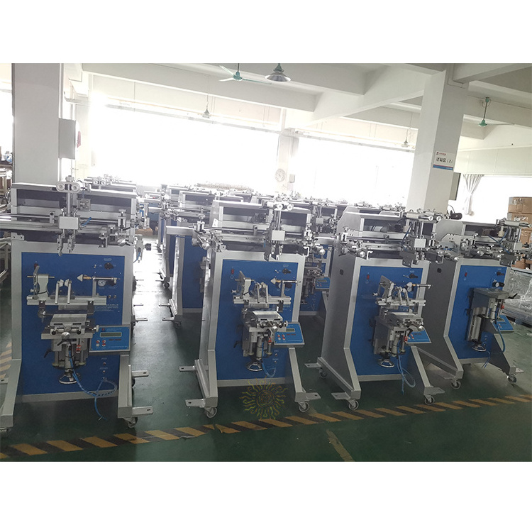 Useful manual silk screen plastic metal glass bottle flask printing machines