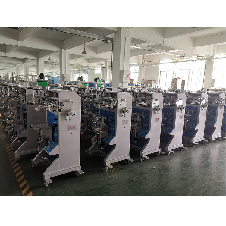 Useful manual silk screen plastic metal glass bottle flask printing machines