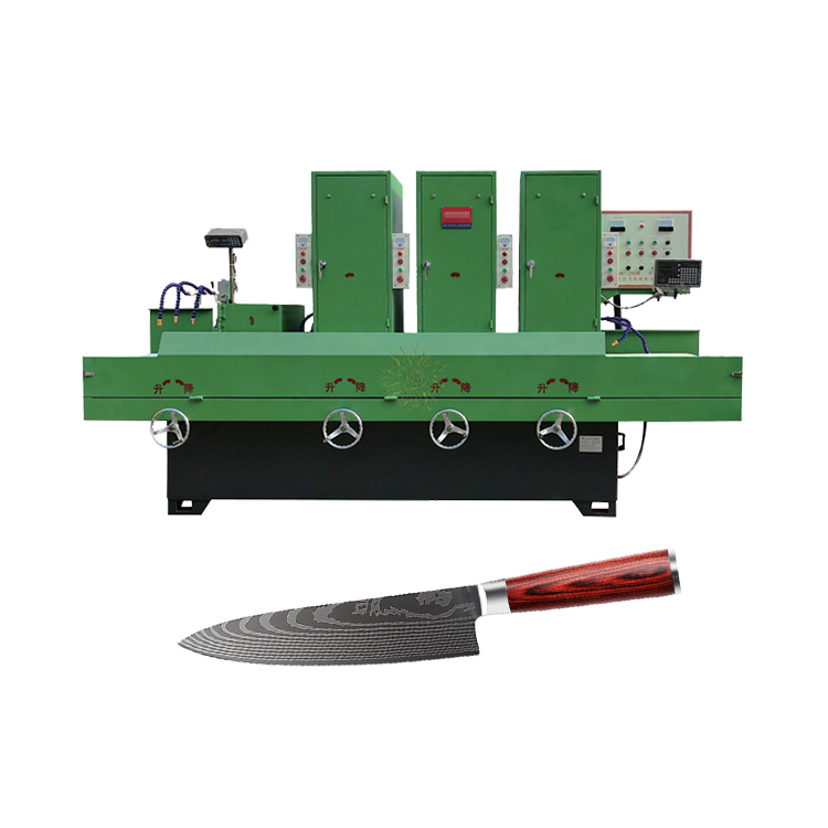 SunGlory cnc 3 axis surface knife grinder scissor manufacturing machines metal spoon fork kitchen knife making grinding machines