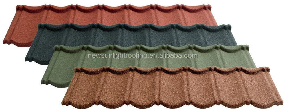 Mozambique  Rwanda Seychelles Somalia plastic synthetic spanish stone coated metal roof tile