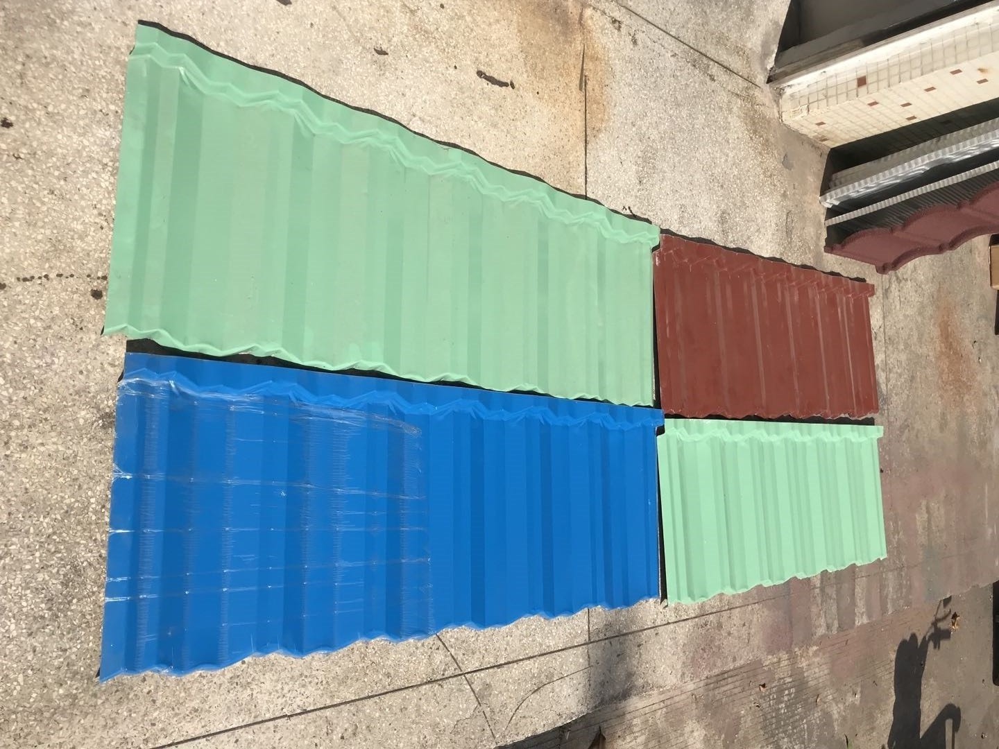 zinc steel roofing sheets roof tiles Jamaica hot sell   from China factory