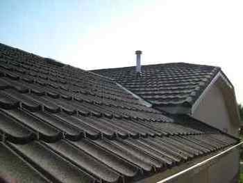 Multifunctional color stone coated metal tiles Black roofing shingles  roof tile made in China