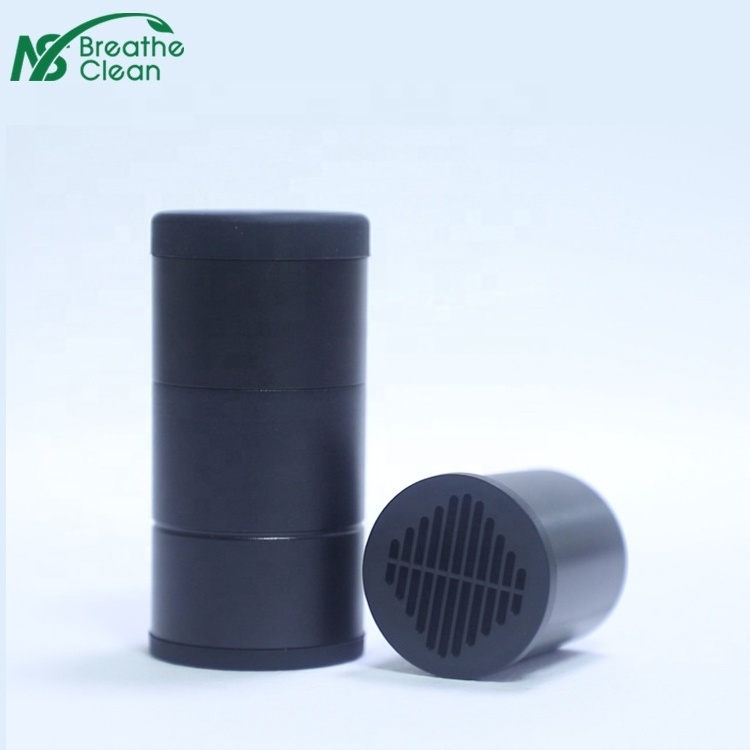 Personal Air Purifiery with replaceable filter cartridge and washable silicone mouthpiece