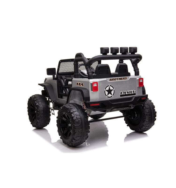 12v 4X4 big 2 seater Electric  power wheel kids ride on CARS with remote control Eva wheels, leather seater MP4 UTV FOR BIG KIDS