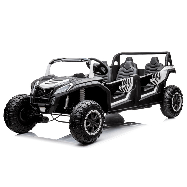 4 seaters 24 Volt Big UTV Child Electric Car Kids UTV Ride On Car Battery kids toy car with remote control Leather seater