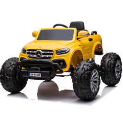 Benz Monster Truck licensed electric cars for 10 year olds kids to drive big 24v off road 4X4  ride on car leather seater