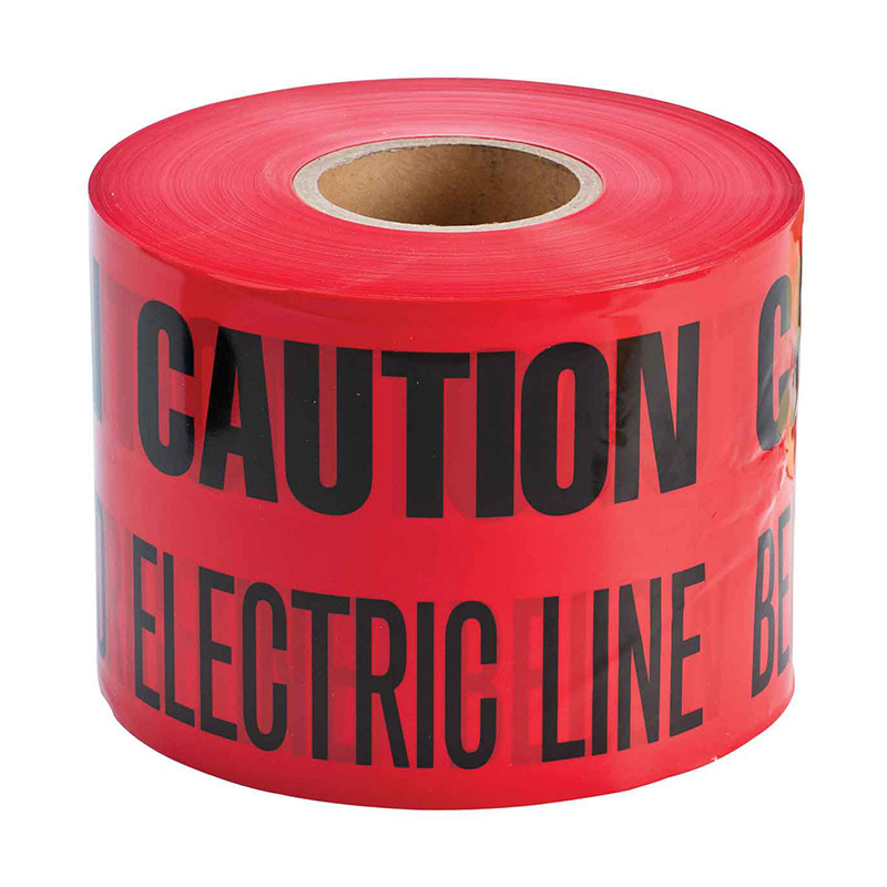 Custom Detectable Non Adhesive PE Electrical Roll Support Pvc Esd Road Floor Flagging Warning Marking Tape