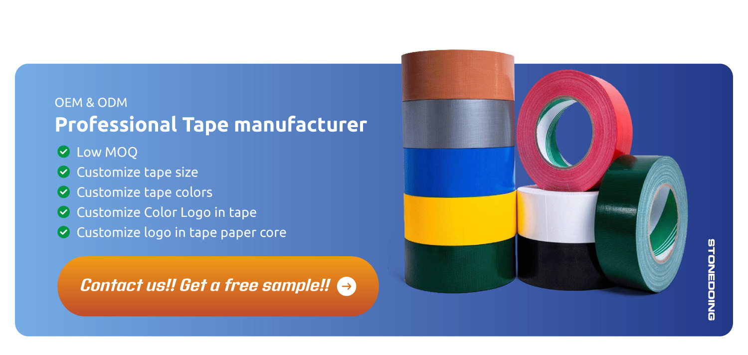 Double Side Removable Adhesive Anti Slip 100M Carpet Binding Bonding Edging Cloth Tape For Carpet