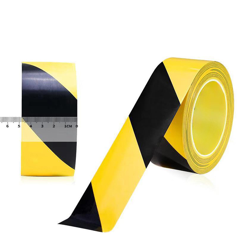 Custom Printed Outdoor Detective High Visibility Soccer Field Caution Crime Scene Concrete Marking Pipe Caution Pvc Marking Tape