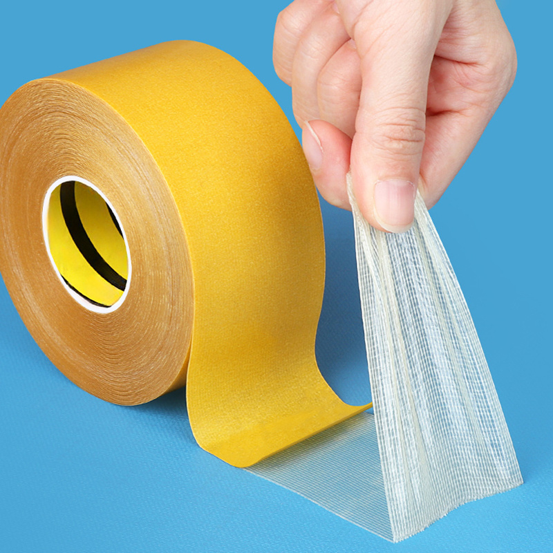 Double Side Removable Adhesive Anti Slip 100M Carpet Binding Bonding Edging Cloth Tape For Carpet