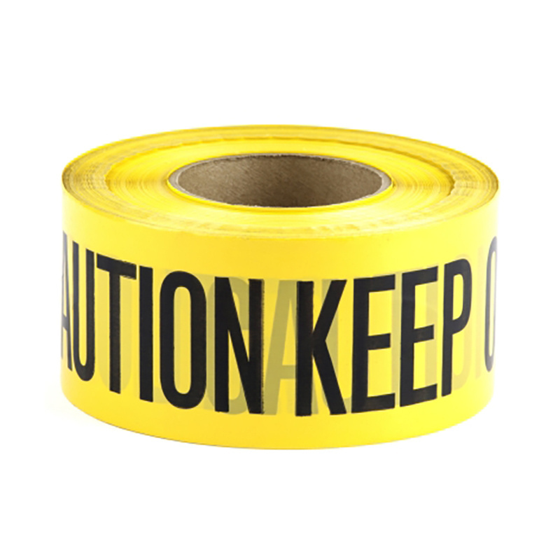 Custom Detectable Non Adhesive PE Electrical Roll Support Pvc Esd Road Floor Flagging Warning Marking Tape