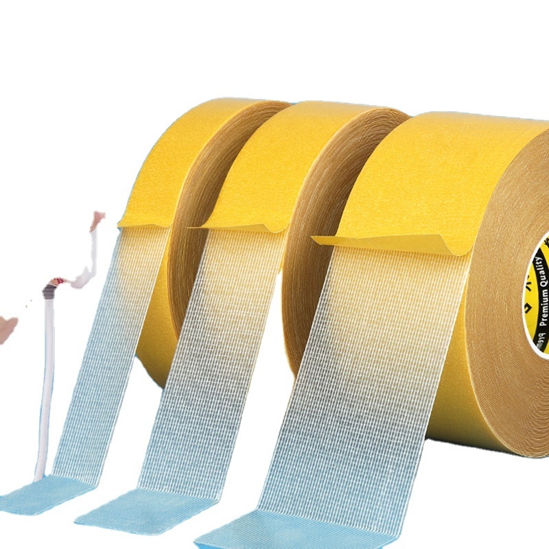 Double Side Removable Adhesive Anti Slip 100M Carpet Binding Bonding Edging Cloth Tape For Carpet