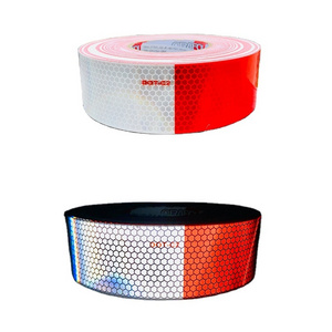 Custom Fire Retardant Acrylic Glue 5Mm Piping Textile Segmented Dot Reflect Reflective Tape Roll For Motorcycle Vehicle