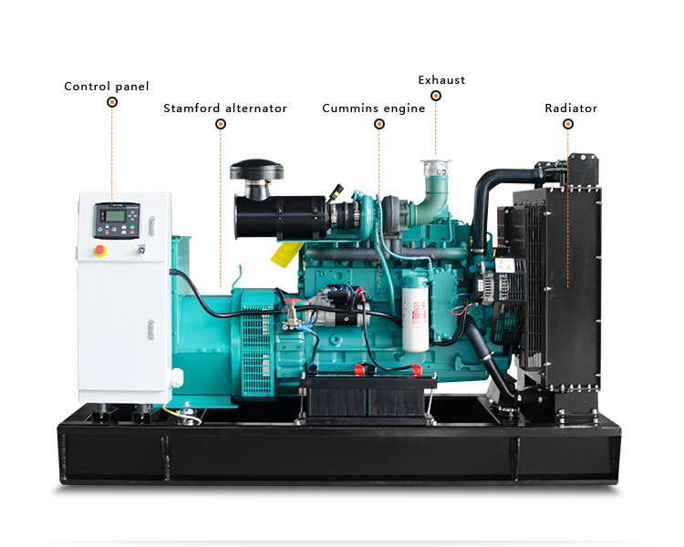 Powered by Cumins 120 kw diesel generator engine 150 kva diesel genset