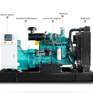 Powered by Cumins 120 kw diesel generator engine 150 kva diesel genset