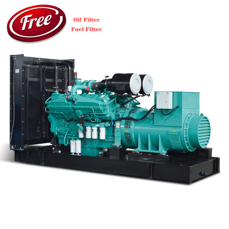 Powered by Cummins brushless alternator stamford 640kw 800kva diesel generator price with stamford