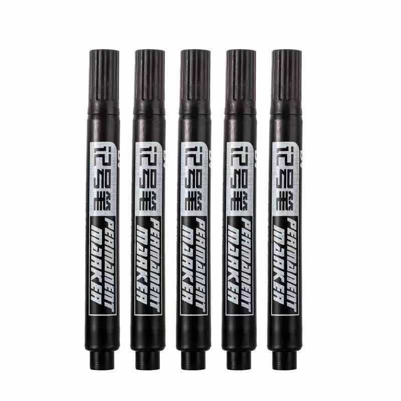 Non- Toxic Quick Drying Oil Based Waterproof Permanent Paint CD Marker Pen Black for Marking