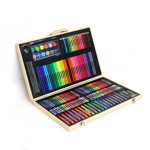 Back to School Art Supplies  Kids Art Painting 180 pcs Wooden Box Art Set