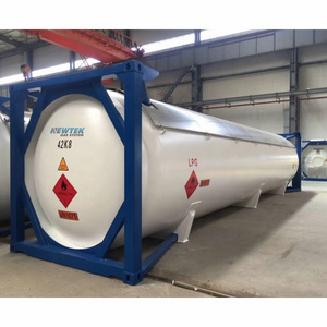 Compressed Liquefied Gas LPG Propane Chlorine 40ft ISO Tank Container