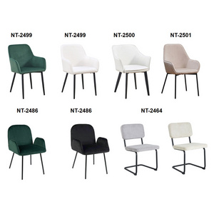 Wholesale Modern Cheap Home Furniture Nordic Style Hotel Restaurant Dining Room Chair Comfortable Upholstered Dining Chairs