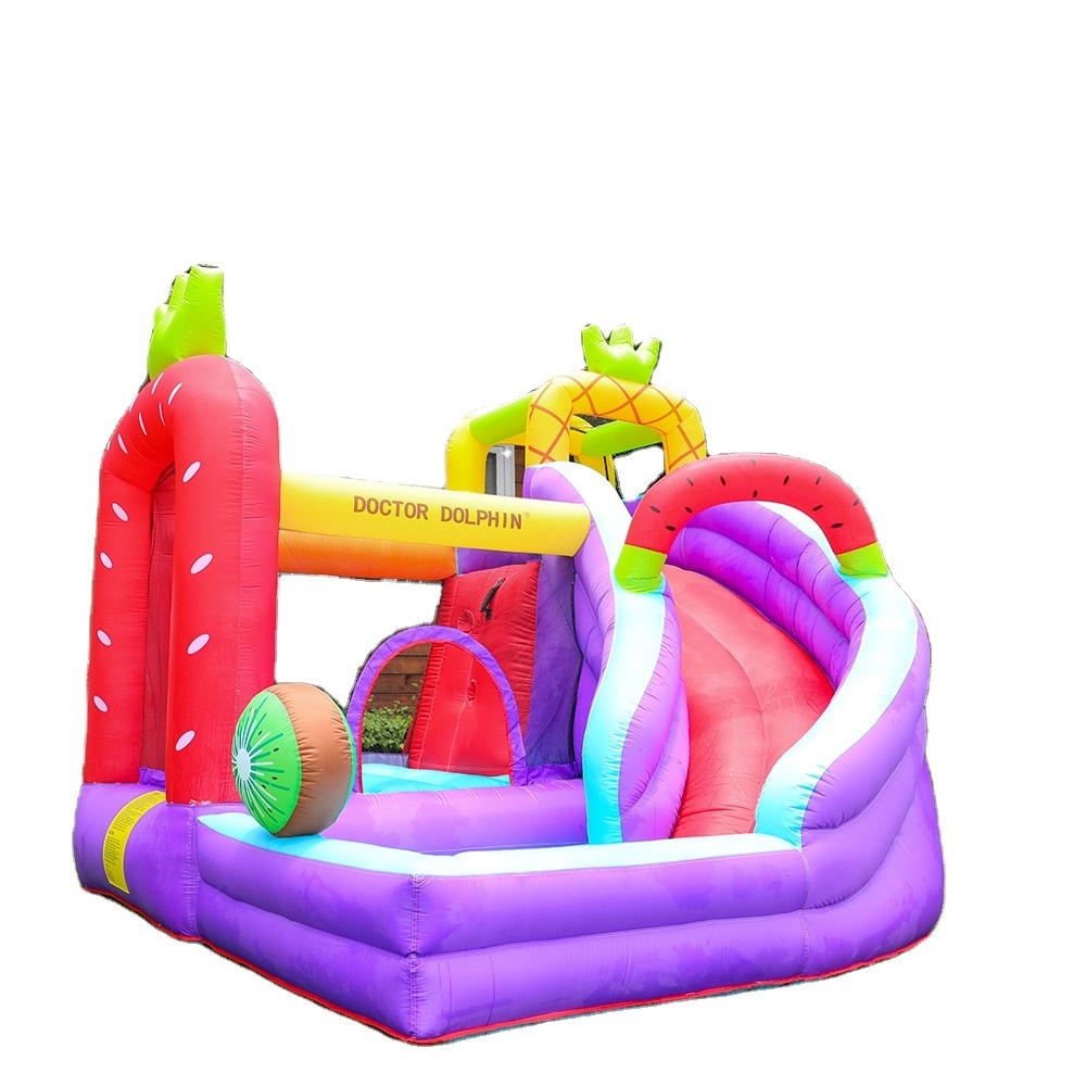 Doctor Dolphin Strawberry Boxing Super Slide Climbing Bouncing Castles Cheap Bounce House Jumping Castle