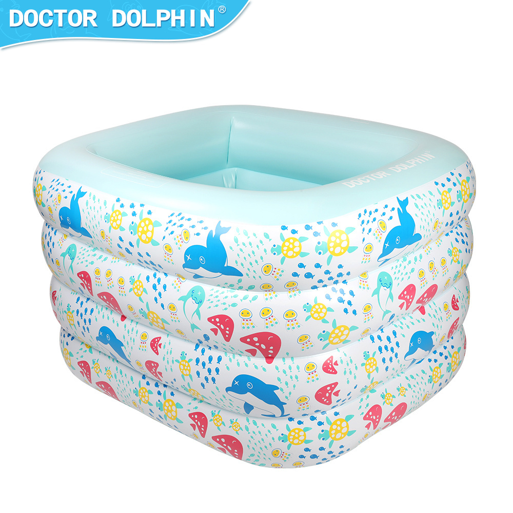 Doctor Dolphin portable piscine gonflable large size artificial inflatable swimming pool outdoor ground swimming