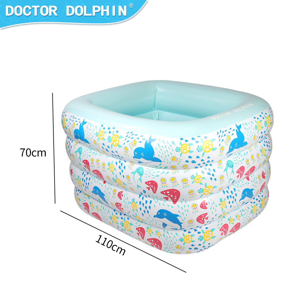 Doctor Dolphin portable piscine gonflable large size artificial inflatable swimming pool outdoor ground swimming