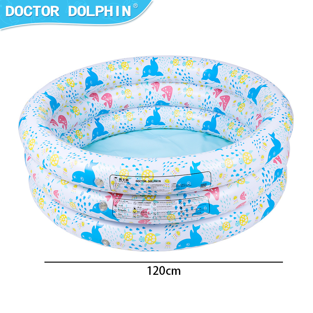 Doctor Dolphin Family PVC Kids Portable Outdoors Pool Thick Plastic Above Ground Inflatable Portable Swimming Pool