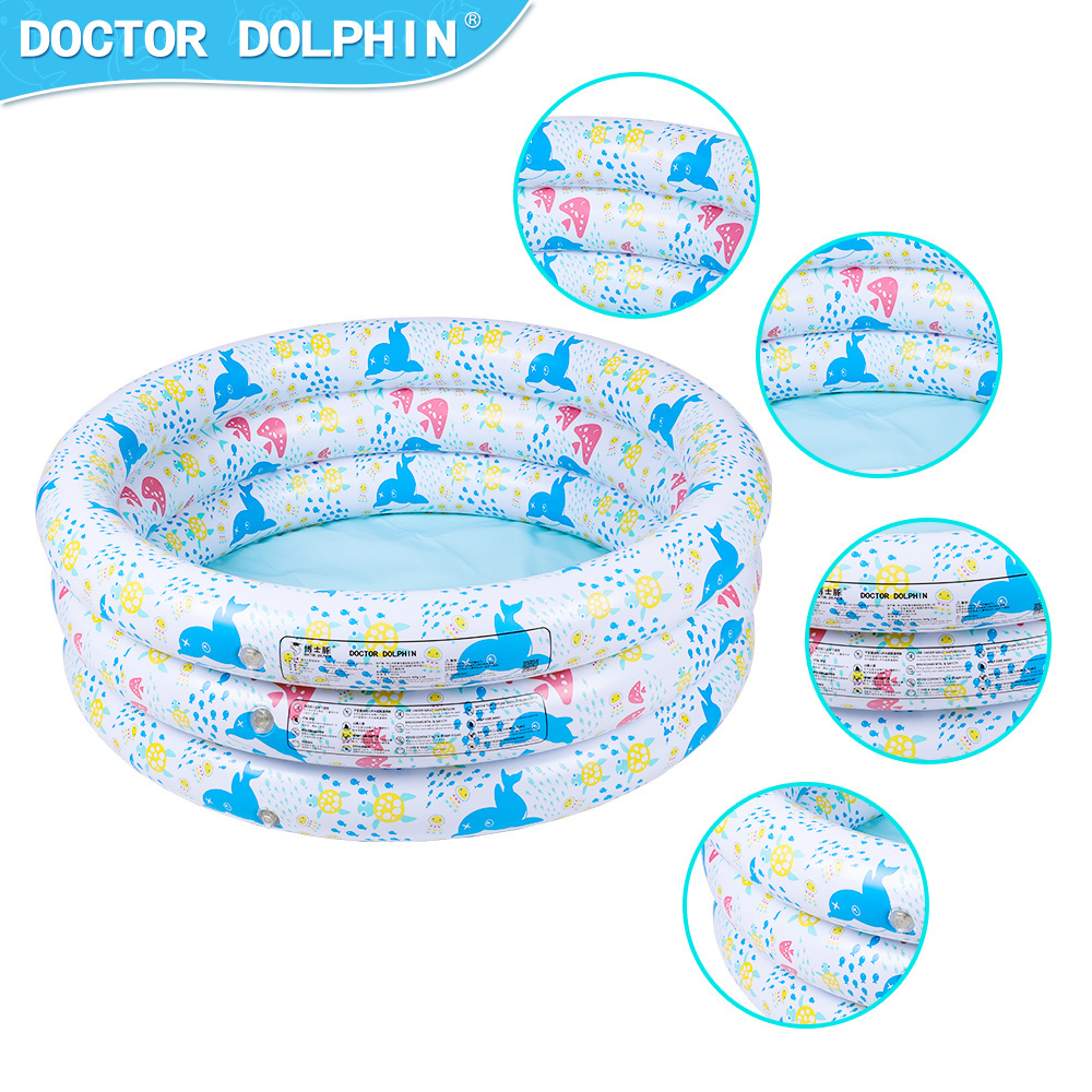 Doctor Dolphin Family PVC Kids Portable Outdoors Pool Thick Plastic Above Ground Inflatable Portable Swimming Pool