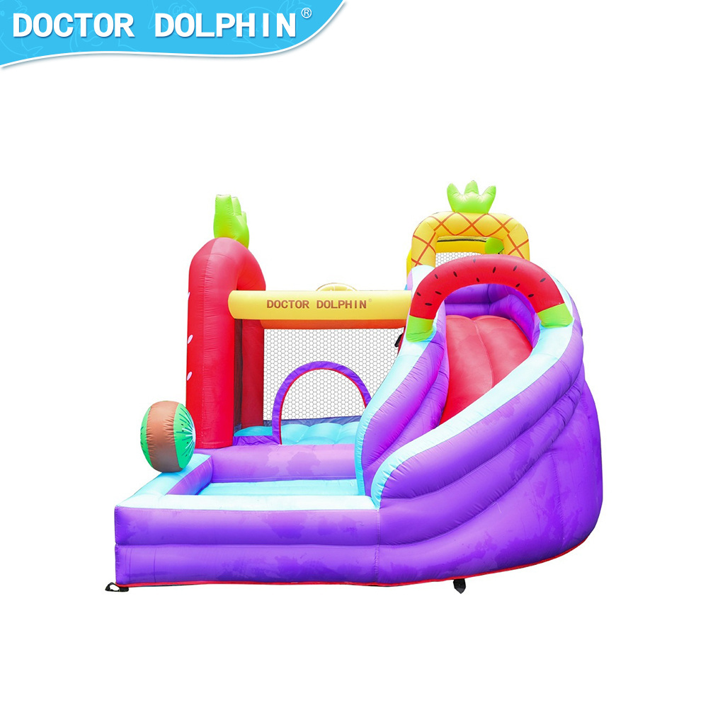 Doctor Dolphin Strawberry Boxing Super Slide Climbing Bouncing Castles Cheap Bounce House Jumping Castle