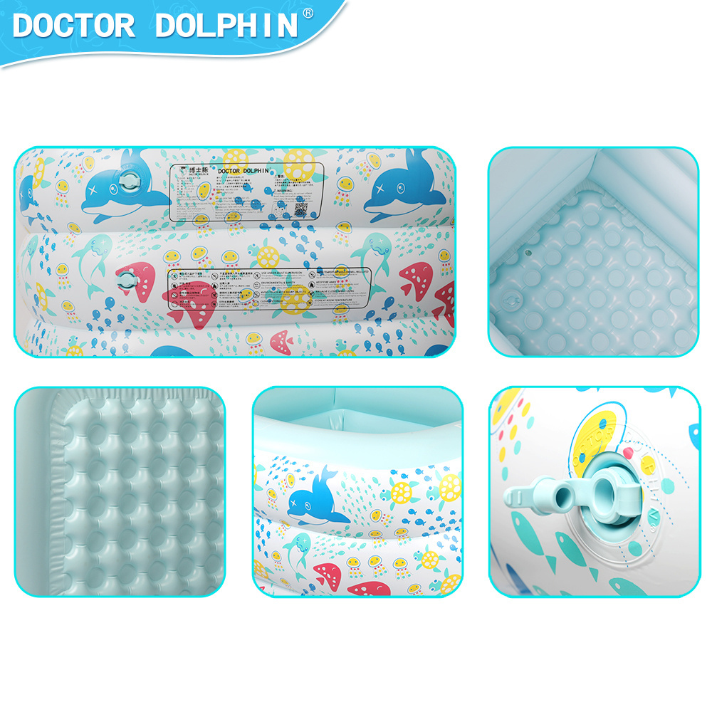 Doctor Dolphin portable piscine gonflable large size artificial inflatable swimming pool outdoor ground swimming