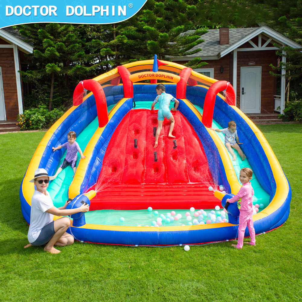 Doctor Dolphin High Quality commercial kids water slide Jumping bounce house bouncer castles inflatable bouncy castle