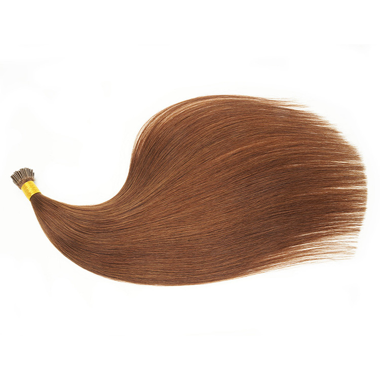 Wholesale Double Drawn Raw Virgin Hair body wave russian i Tips Human Hair Extensions