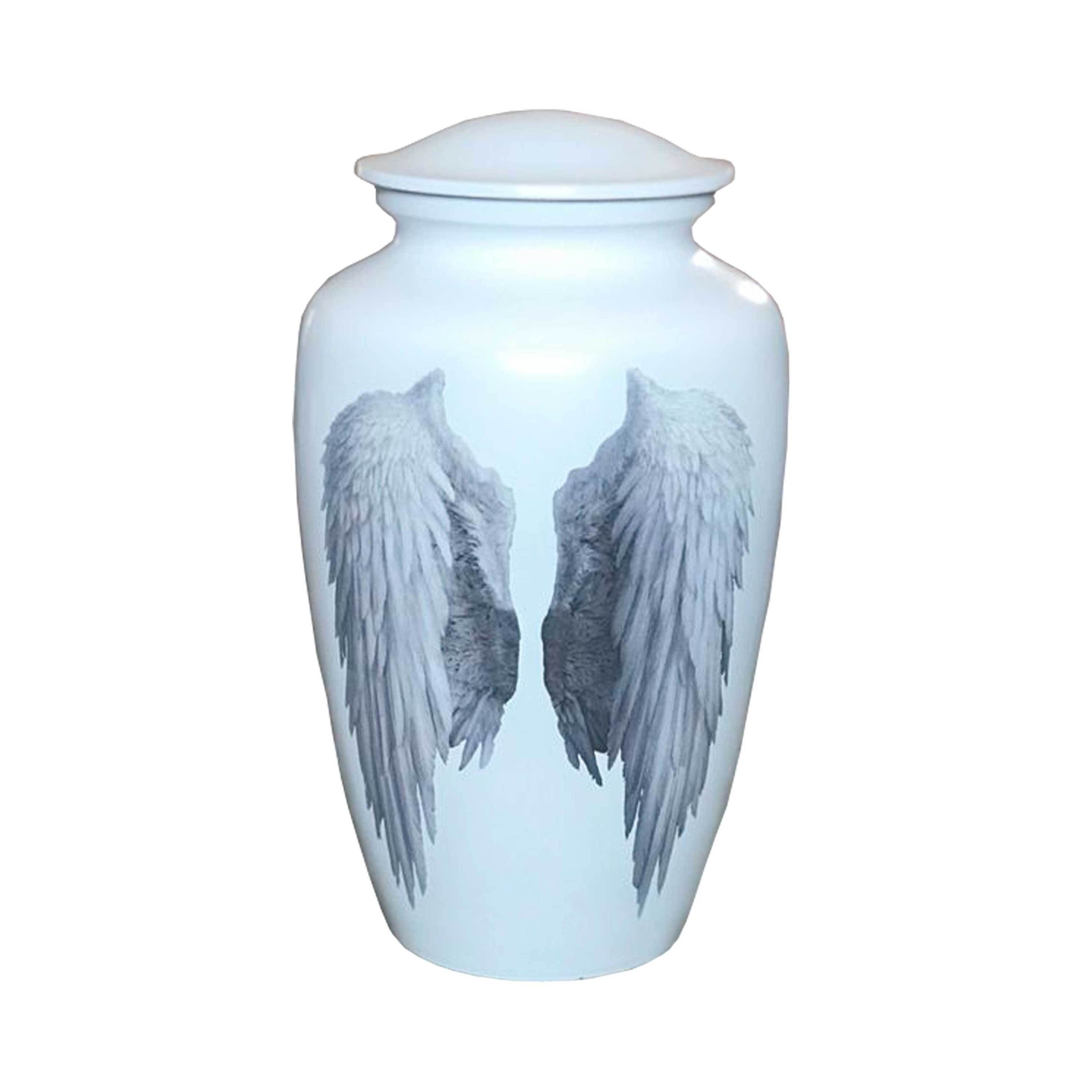 GREEN BUTTERFLY PRINTED URN OEM customized high quality metal spinning stainless steel brass Cremation Urn U002 Nice Quality Fun