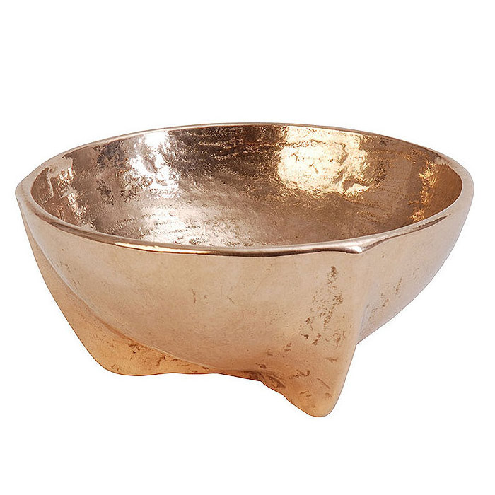 golden best top quality wholesale prices food grade stainless steel serving decorative nut meat bowl with marble base factory to