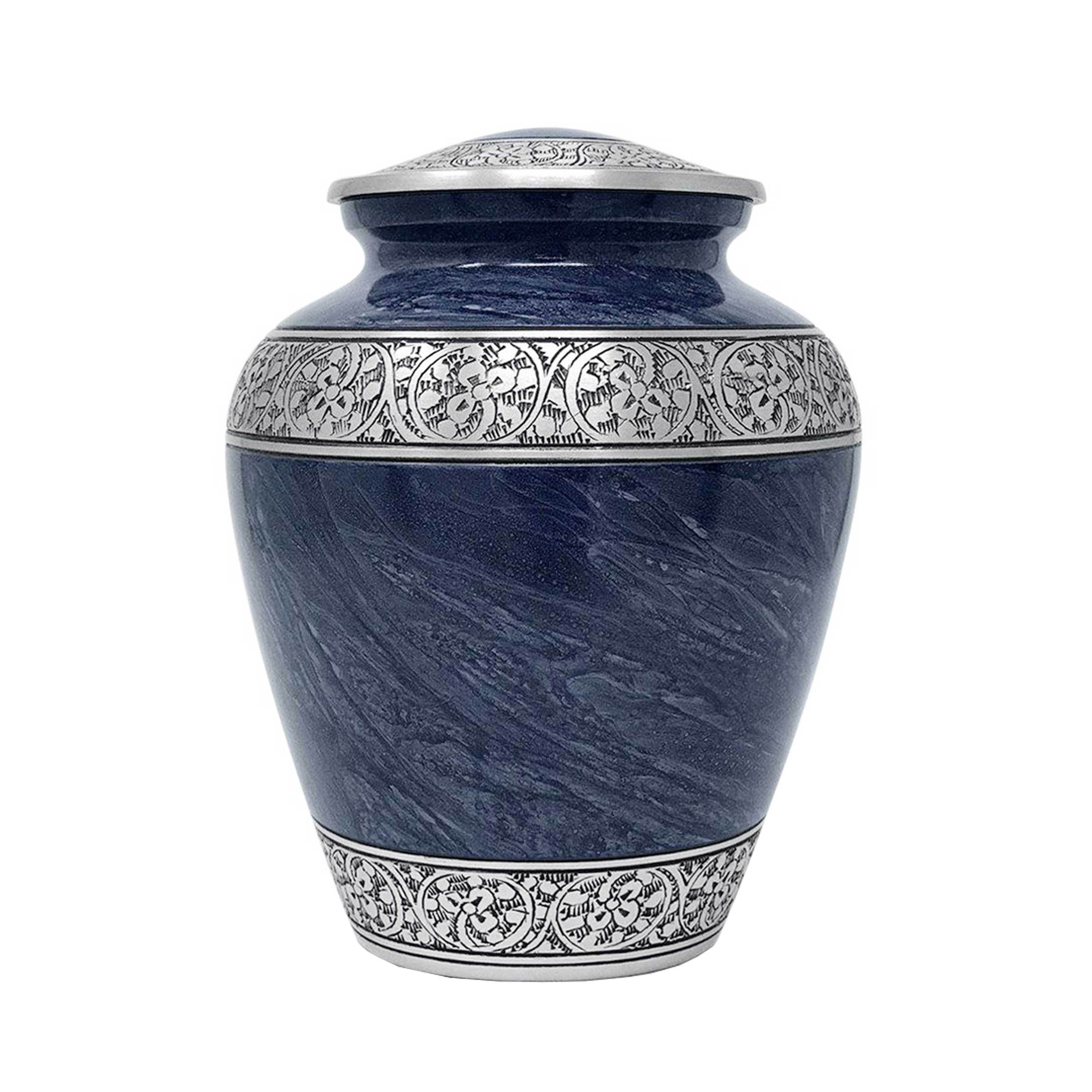 Hot Selling Well Polished Lapiz Lazuli Cremation Urn Best Grade Urn Necklaces for Ashes Customized Black Gold Marble Printed Met