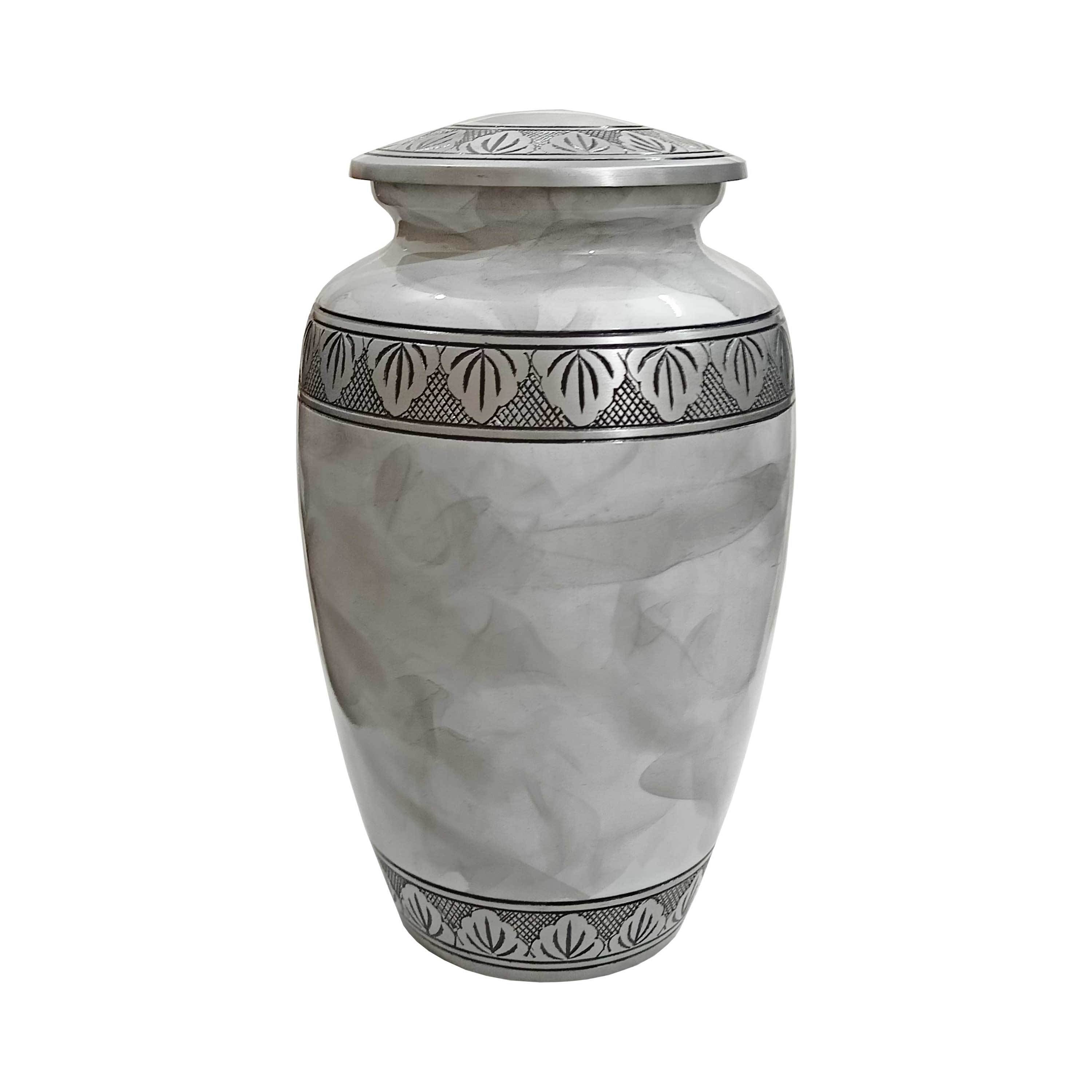 Hot Sale Funeral Cremation Urn Three Striped Pink Classic Urn at Wholesale Price Factory Price Aluminum Metal Cremation Urn for