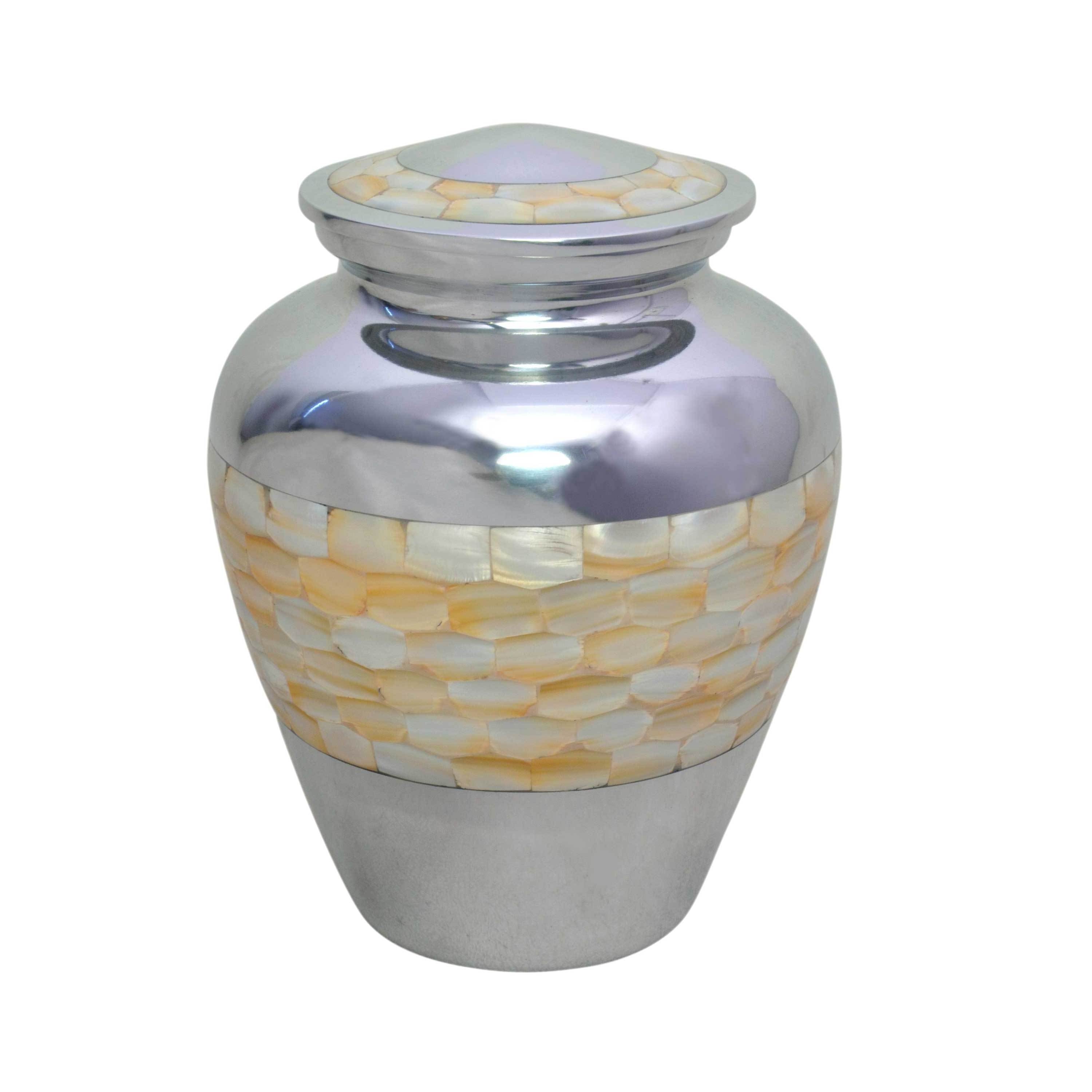 Hot Selling Well Polished Lapiz Lazuli Cremation Urn Best Grade Urn Necklaces for Ashes Customized Black Gold Marble Printed Met