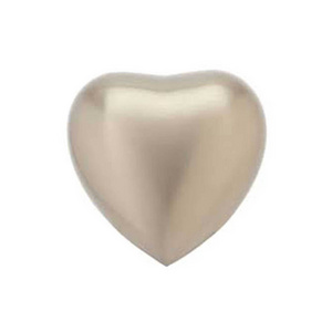 Blue Heart Shaped Mini Urn for Human Ashes Can Be Engraved in Different Colours Perfect for Cremation Urns