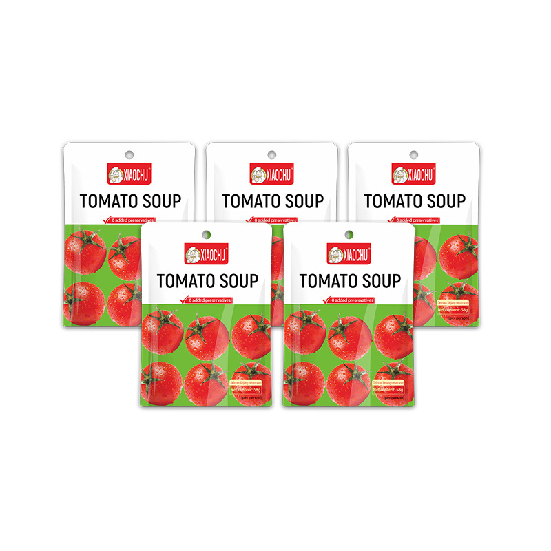 Hot Sales Factory Price Delicious Instant Chinese Tomato Sauce Soup Base Healthy Halal Hot Pot Seasoning In Packets 58g