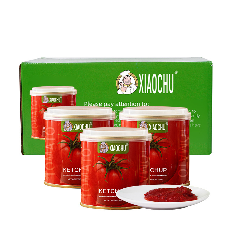 Best Taste Organic Fresh Double Concentrated Tomato Paste Tin Canned Food For Halal African Food Cooking