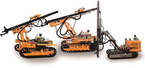 Small HC725B1 pneumatic & hydraulic mechanical mini portable surface drilling rigs for mining