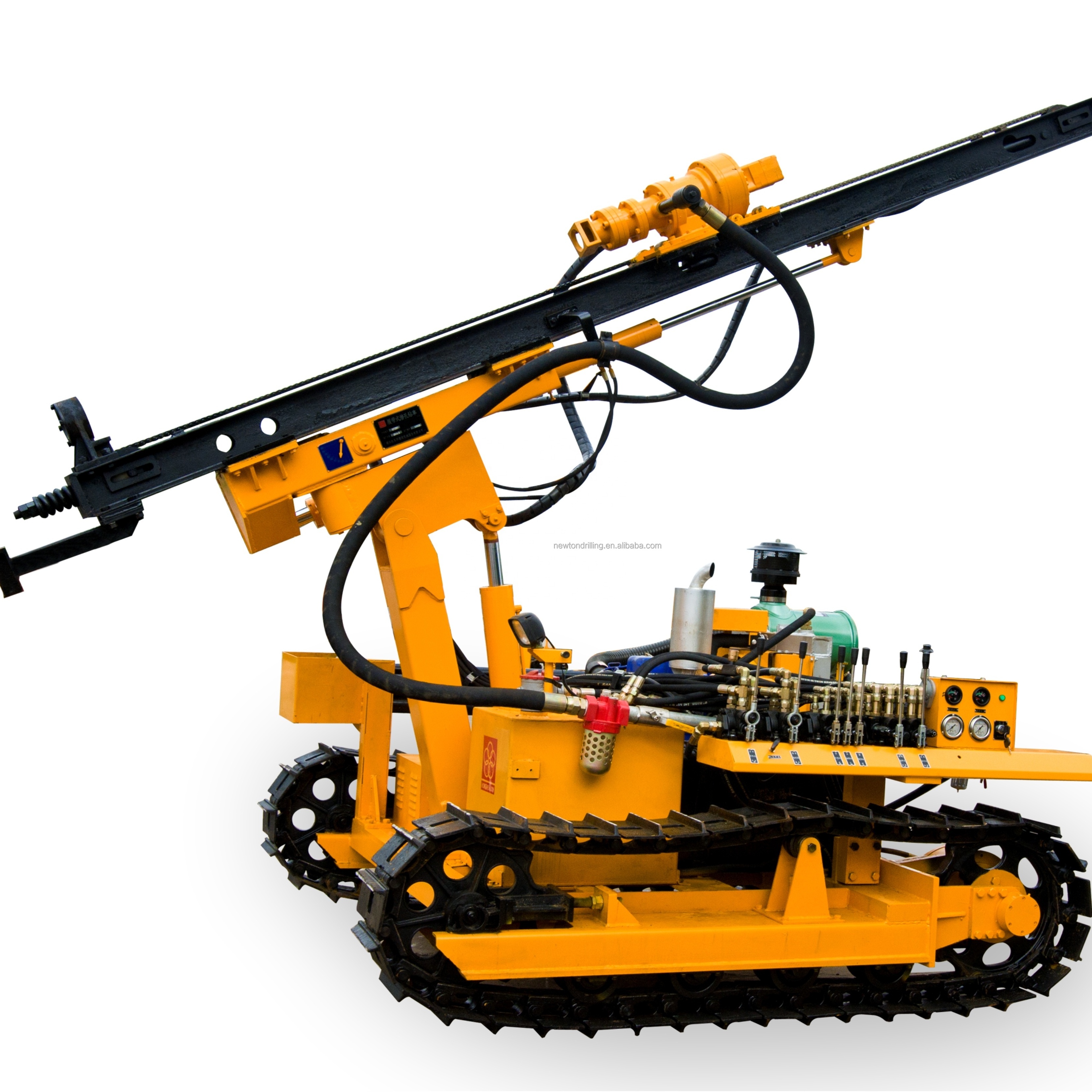 Small HC725B1 pneumatic & hydraulic mechanical mini portable surface drilling rigs for mining