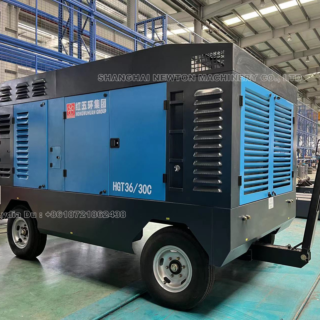 30 bar hongwuhuan group air compressor 36 m3/min diesel screw air compressor for water well